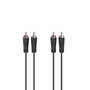 Hama 00205258 câble audio 3 m 2 x RCA Noir