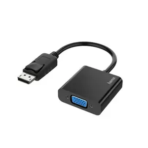 Hama 00200337 câble vidéo et adaptateur DisplayPort VGA (D-Sub) Noir