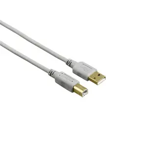 Hama 00200903 câble USB USB 2.0 1,5 m USB A USB B Gris