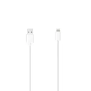 Câble USB pour iPhone/iPad avec connecteur Lightning, USB 2.0, 1,50 m - Blanc