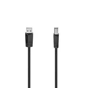 Hama 00200604 câble USB USB 2.0 5 m USB A USB B Noir