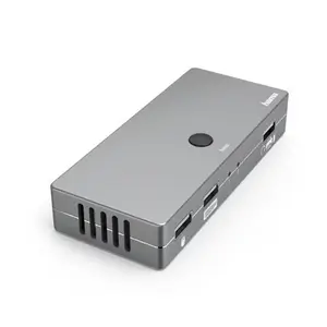 Hama 00200135 commutateur écran, clavier et souris Métallique