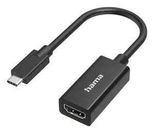 Hama 00300087 câble vidéo et adaptateur USB Type-C HDMI Noir