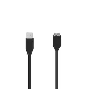Hama 00300064 câble USB USB 3.2 Gen 1 (3.1 Gen 1) 0,75 m Micro-USB B USB A Noir