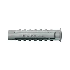 6 chevilles pour murs pleins Fischer Ø10x80mm