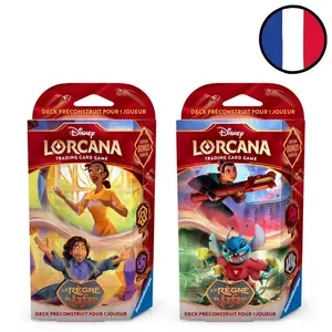 Lot des 2 decks de démarrage Le Règne de Jafar Chapitre 8 - Disney Lorcana FR