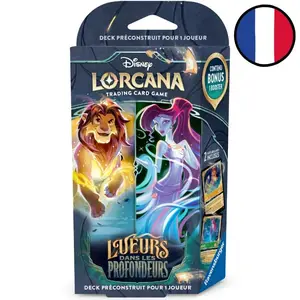 Deck de démarrage Simba et Megara - Lueurs dans les Profondeurs - Chapitre 10 - Disney Lorcana FR