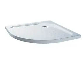 Receveur de douche quart de cercle à poser 90 x 90 cm, extra-plat, céramique, Villeroy & Boch Collection