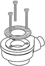 Bonde Tempoplex Plus pour receveur de douche Squaro Infinity