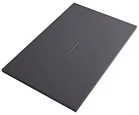 Receveur de douche 100 x 100 x 4 cm, Quaryl, anthracite, Villeroy & Boch Squaro Infinity