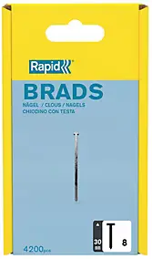 Clou Rapid N°8/30 mm galvanisé en boîte de 4200 pièces