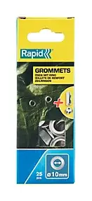 Œillets de renfort Rapid 5000412 en acier Ø 10 mm boite de 25 pièces
