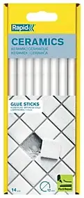 Bâtons de colle pour céramique Ø12mm x 190mm, lot de 14