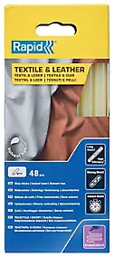 Bâtons de colle pour textiles & cuirØ12mm x 190mm, lot de 48