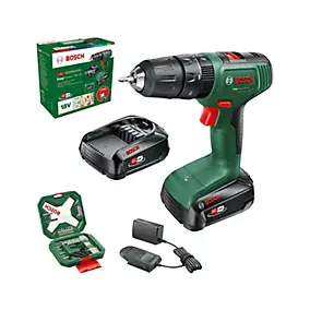 Perceuse visseuse sans fil Bosch EasyImpact 18V-40 2x2.0AH + Coffret X-Line 34 pièces