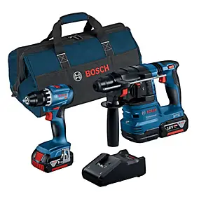 Kit 2 outils sans fil Bosch professionnal 18V 2X4 Ah Lithium-Ion