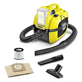 Aspirateur eau et poussières sans fil Karcher WD1 Compact, 18V, 7L