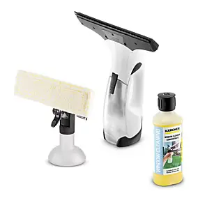 Nettoyeur de vitres Karcher WV2 PLUS blanc + détergent
