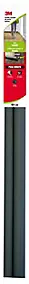 Bas de porte sol lisse 3M Tranqu'Illico noir L.93 cm
