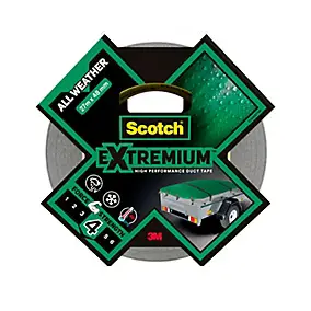 Ruban adhésif toile de réparation Scotch Extremium 27 x 48 mm gris
