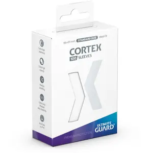 100 pochettes Cortex format Standard Blanc - Ultimate Guard