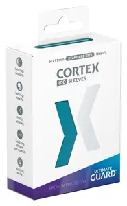 100 pochettes Cortex format Standard Bleu pétrole - Ultimate Guard