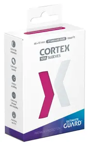 100 pochettes Cortex format Standard Rose - Ultimate Guard