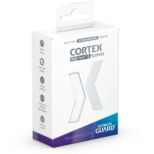 100 pochettes Cortex format Standard Blanc Matte - Ultimate Guard