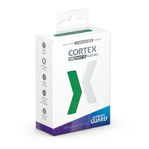 100 pochettes Cortex format Standard Vert Matte - Ultimate Guard