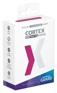 100 pochettes Cortex format Standard Rose Matte - Ultimate Guard