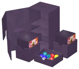 Twin Flip'n'Tray Deck Case 200+ XenoSkin Violet Monocolore - Ultimate Guard