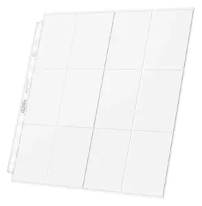 10 pages de classeur 24-Pocket Quadrow Side-Loading - Transparent - Ultimate Guard