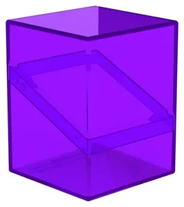 Boulder Deck Case 100+ Clear Amethyst - Ultimate Guard