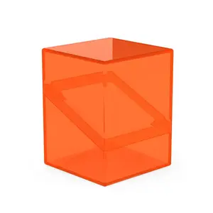 Boulder Deck Case 100+ Clear Poppy Topaz - Ultimate Guard