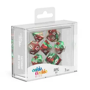 Set de dés RPG Gemidice Bloody Jungle - Oakie Doakie
