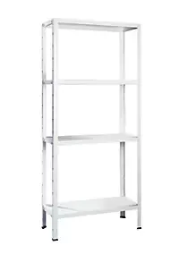 Étagère en métal blanc Schulte Regalwelt Powermax H.180 x L.60 x P.40 cm