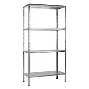 Étagère de garage en acier galvanisé H.180 x L.80 x P.50 cm Schulte Regalwelt Powermax