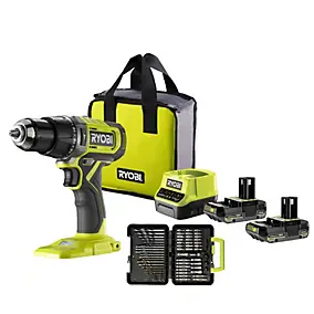 Perceuse à percussion sans fil Ryobi RPD18-2C20TA60 52Nm – 18V, 2 x 2Ah
