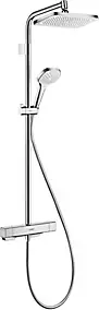 Colonne de douche thermostatique chromé Hansgrohe Croma E