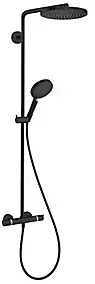Colonne de douche thermostatique noir Hansgrohe Raindance Select S