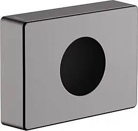 Distributeur de sachets hygiéniques noir chromé brossé Hansgrohe