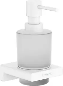 Distributeur de savon liquide blanc mat Addstoris Hansgrohe