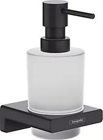 Distributeur de savon liquide noir mat Addstoris Hansgrohe