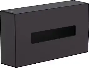 Distributeur de mouchoirs en papier noir mat Hansgrohe