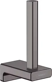 Réserve porte rouleau papier toilette mural gun metal Addstoris Hansgrohe