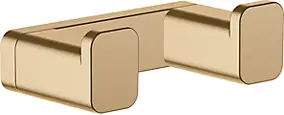 Crochet double porte serviettes bronze Addstoris Hansgrohe