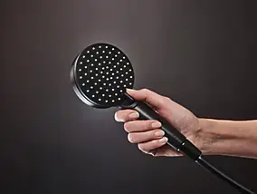 Douchette à main 100 Vario EcoSmart 9 l/min noir mat Vernis Blend Hansgrohe
