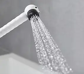 Douchette à main 2 jets noir et blanc, Hansgrohe Jocolino Zèbre