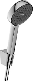 Douchette à main 2 jets avec support mural et flexible chrome Hansgrohe Activera S