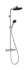 Colonne de douche thermostatique chrome Hansgrohe Waterforms